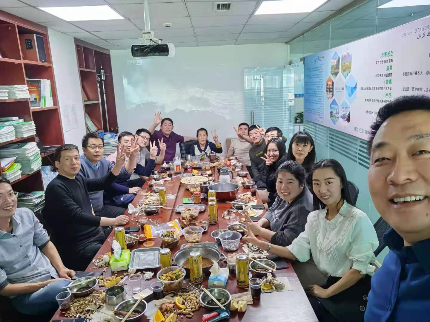 公司活動：冬至包餃子